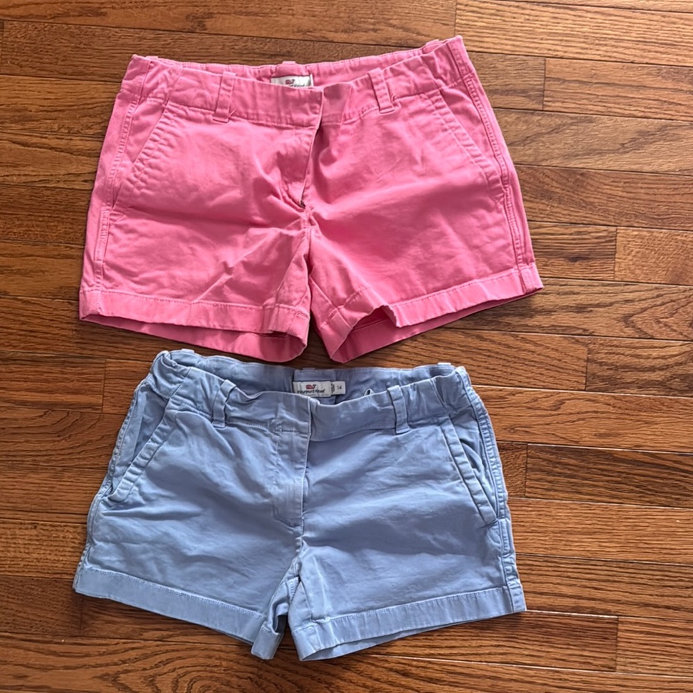 2 Vineyard Vines Pink and lavender Shorts 14